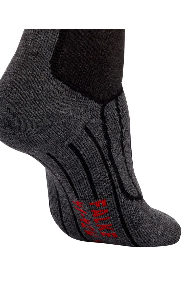 SK2 Intermediate Wool Ski Socks, Alternate, color, Black-Mix
