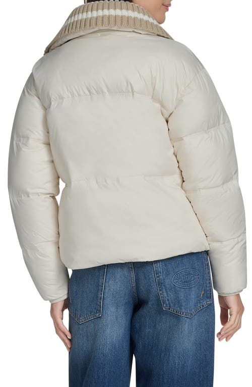 Champion Shawl Collar Puffer Jacket In Neutral
