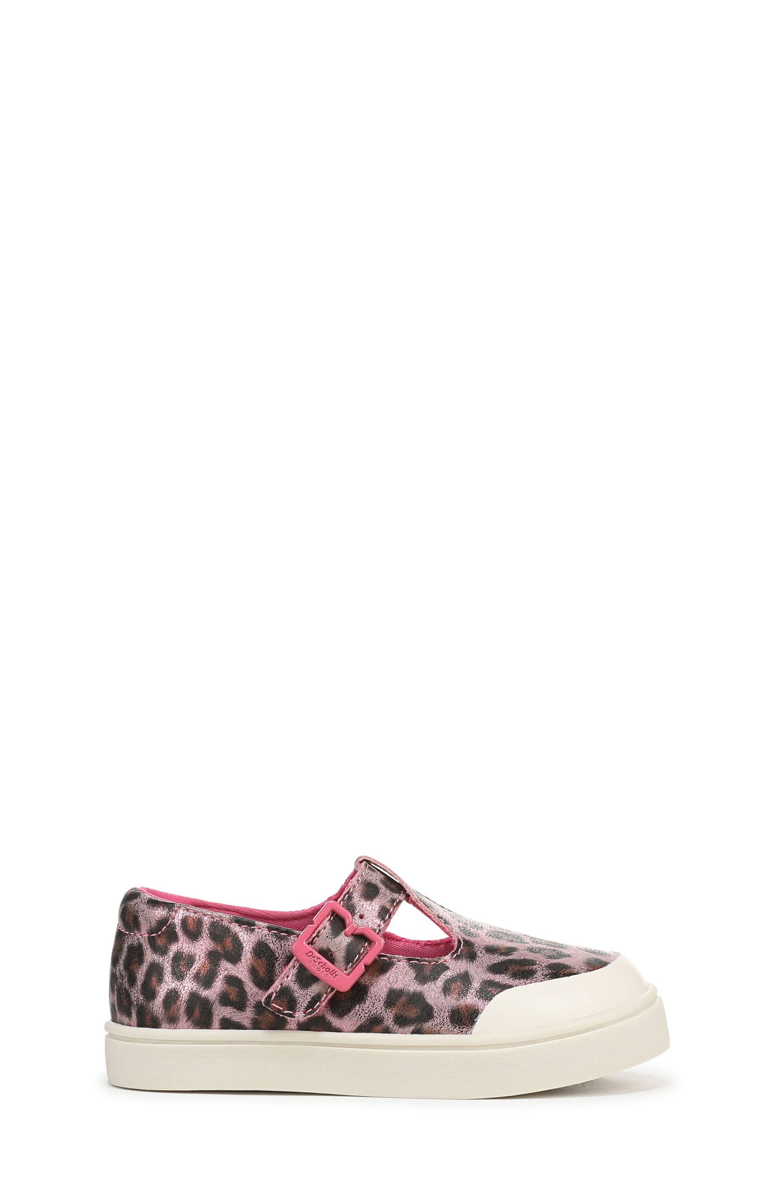 Dr. Scholl's Kids' Madison Mary Jane Sneaker, Alternate, color, Leopard/ Pink