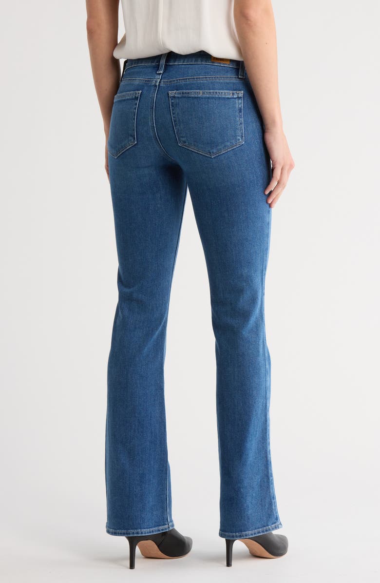 PAIGE Skyline Mid Rise Bootcut Jeans, Alternate, color, Deven Distressed