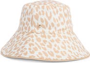 Kate Spade modern leopard print bucket hat