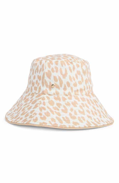 modern leopard print bucket hat