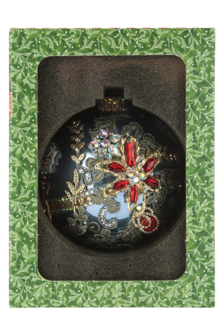 Kings Jewel Ball Ornament, Blue, Alternate, color, Icy Blue