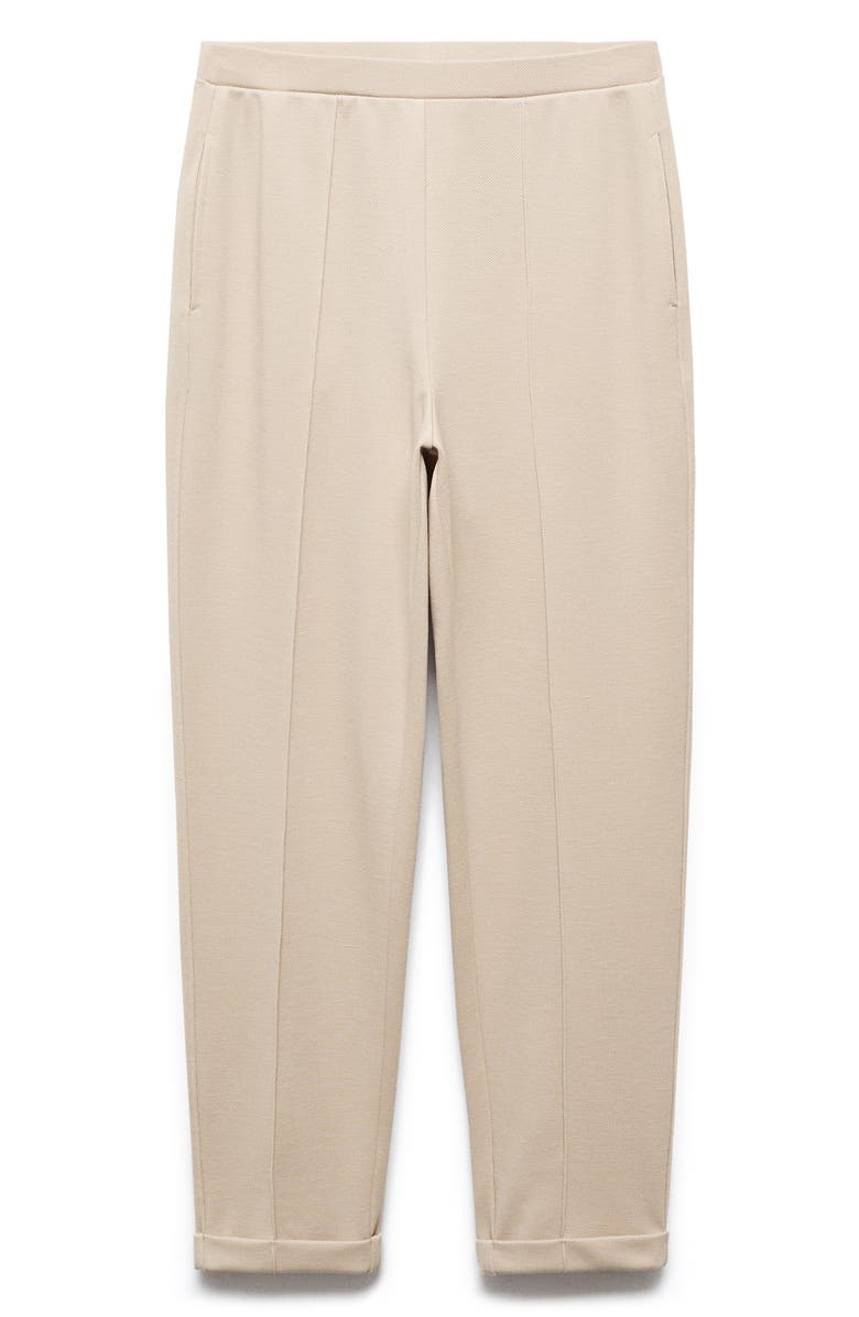 MANGO Seam Detail Cuff Lounge Pants, Alternate, color, 