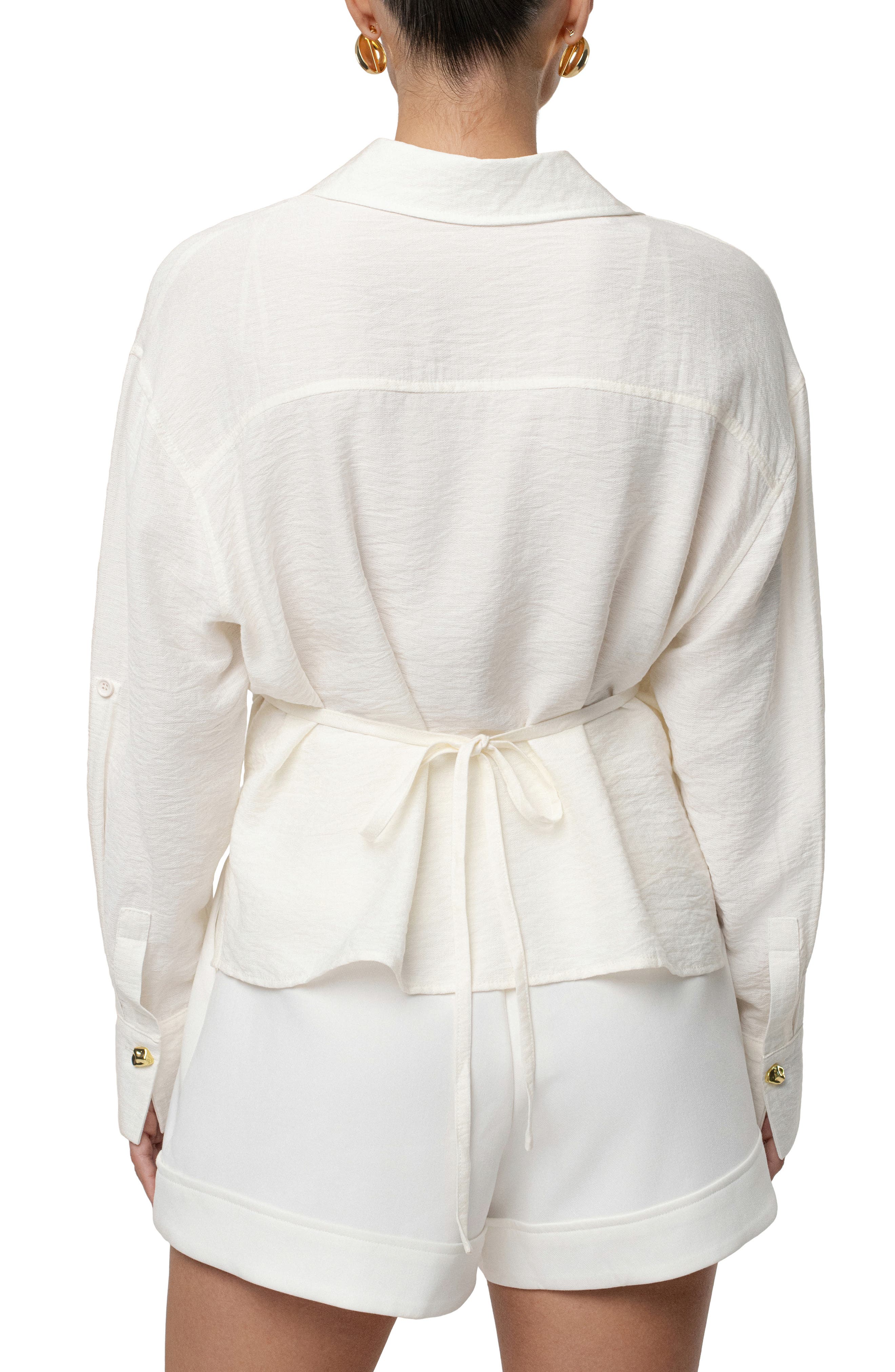 Drift Collared Cargo Long Sleeve Top - image 2