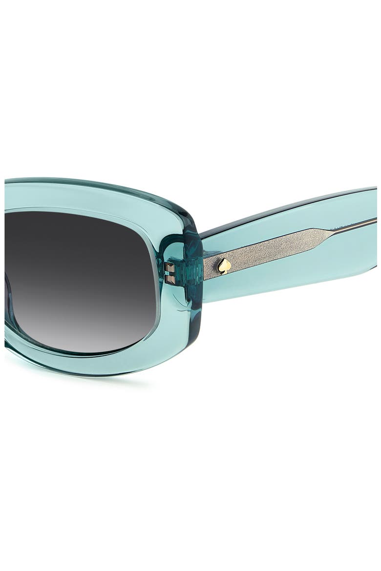 ailey 53mm gradient rectangular sunglasses, Alternate, color, SAGE/ DARK GREY SF