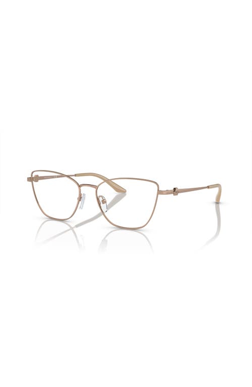 Armani Exchange 53mm Cat Eye Optical Glasses In Gold