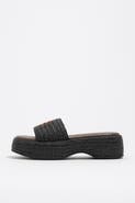 Bimba y Lola Raffia Platform Sandals