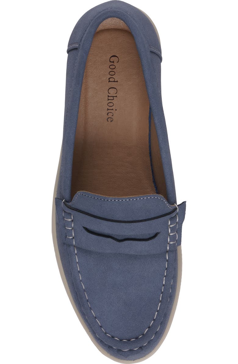 GC SHOES Fallon Penny Loafer, Alternate, color, Blue