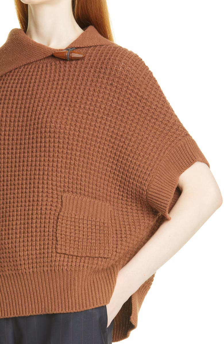 Fabiana Filippi Toggle Virgin Wool Blend Sweater, Alternate, color, 