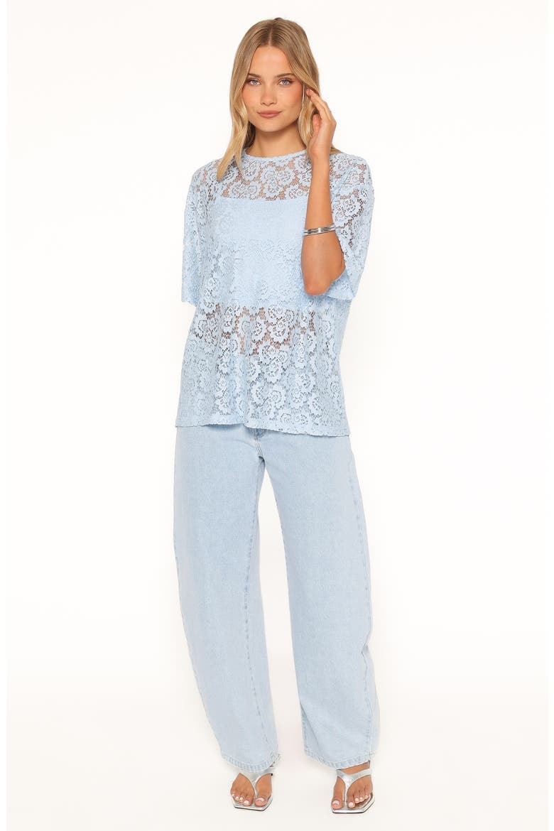 Tia Lace Top, Alternate, color, LIGHT BLUE