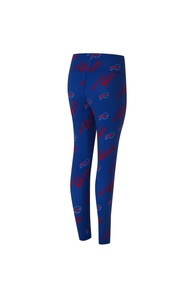 CONCEPTS SPORT Women's Concepts Sport Royal Buffalo Bills Mosaic Allover Print Leggings, Alternate, color, Royal