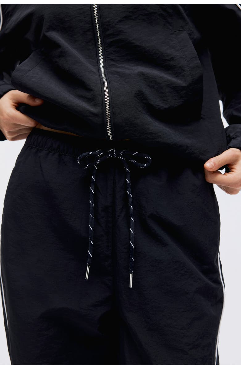 H&M Tapered Track Pants, Alternate, color, Navy Blue