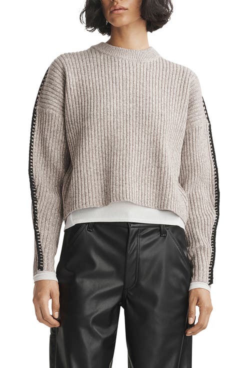 Ingrid Crewneck Wool Sweater