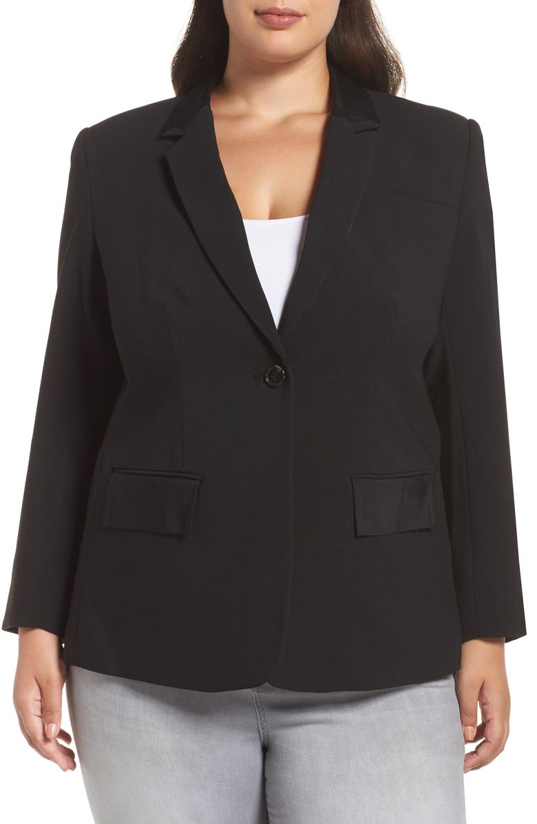 1.STATE Classic Crepe Blazer, Alternate, color,