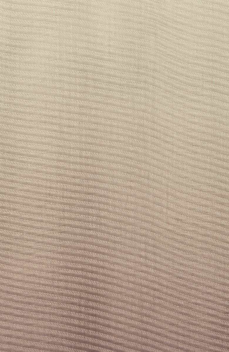 NORDSTROM RACK Ombré Pleated Wrap Scarf, Alternate, color, Brown Ombre