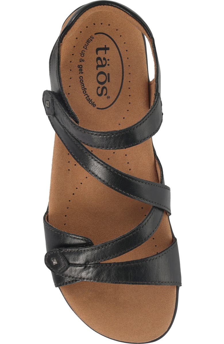 Taos Big Time Ankle Strap Sandal, Alternate, color, Black