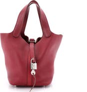 Pre-Owned Hermes Picotin Lock Bag Clemence PM