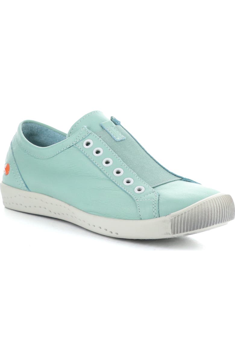 Softinos by Fly London Irit Low Top Sneaker, Main, color, 020 Ocean Smooth Lea