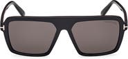 TOM FORD Vincent 56mm Pilot Sunglasses