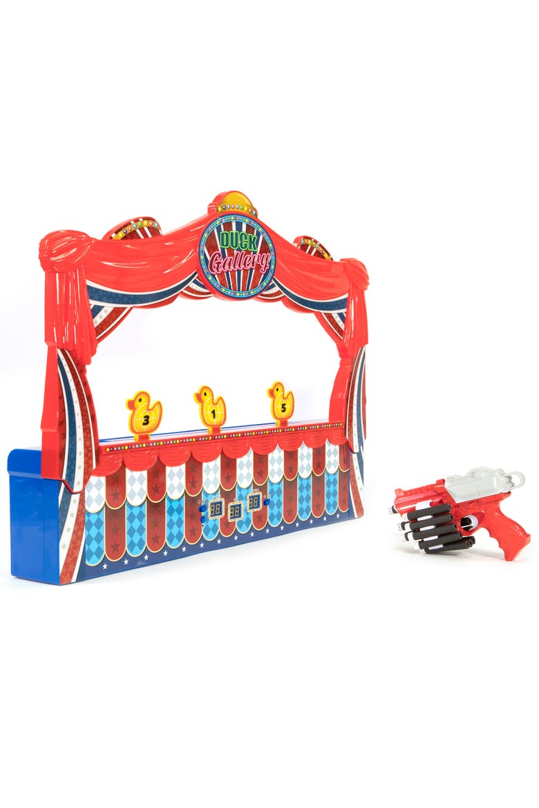 Duck Shooting Gallery 28" Tabletop Game 6+, Alternate, color, Multicolored