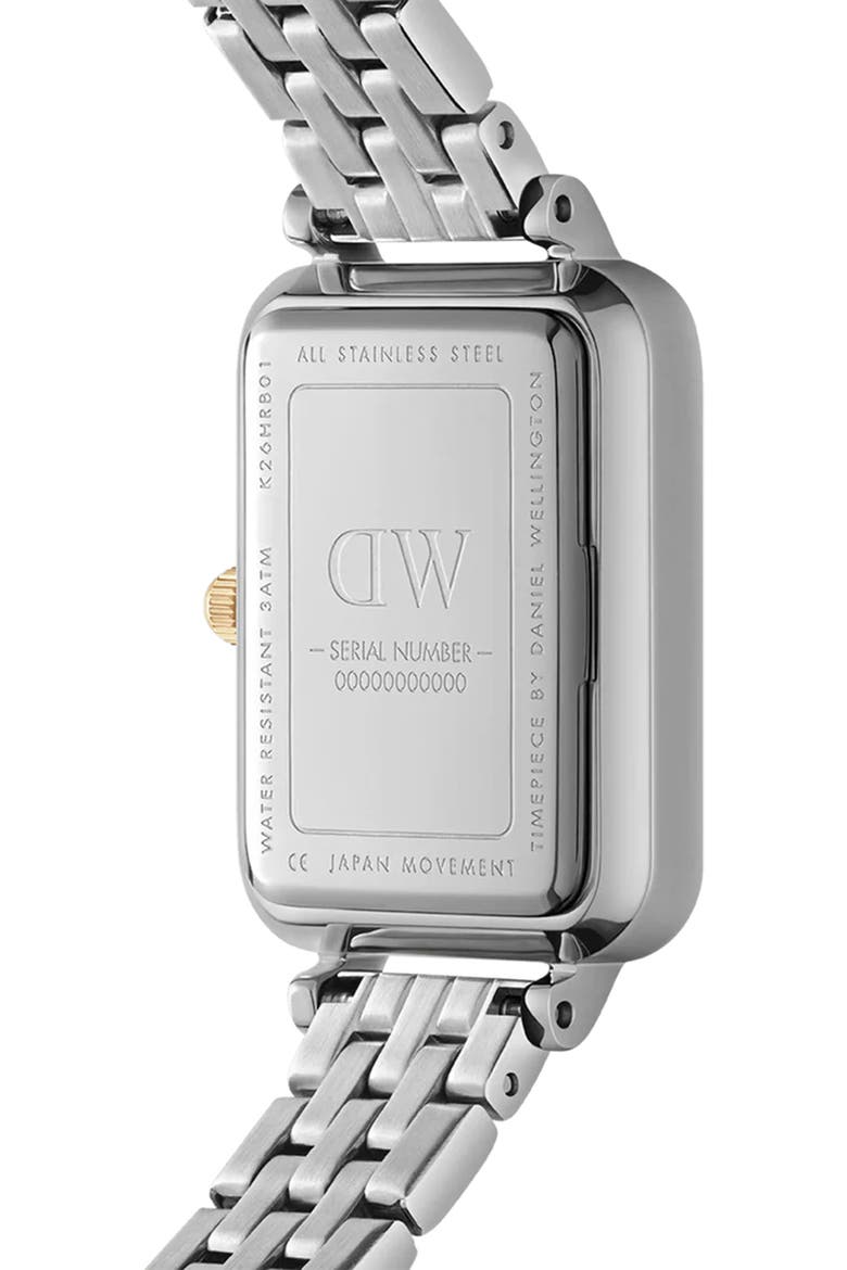 Quadro Bracelet Watch, 20mm x 26mm, Alternate, color, GOLD