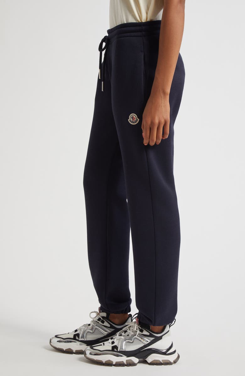 Moncler Logo Patch Joggers, Alternate, color, Dark Navy Blue