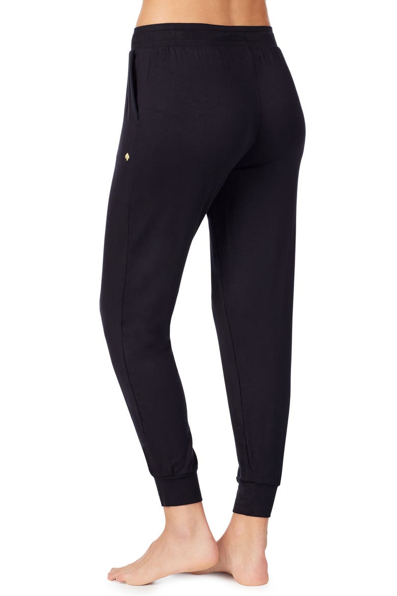 lounge joggers, Alternate, color, BLACK