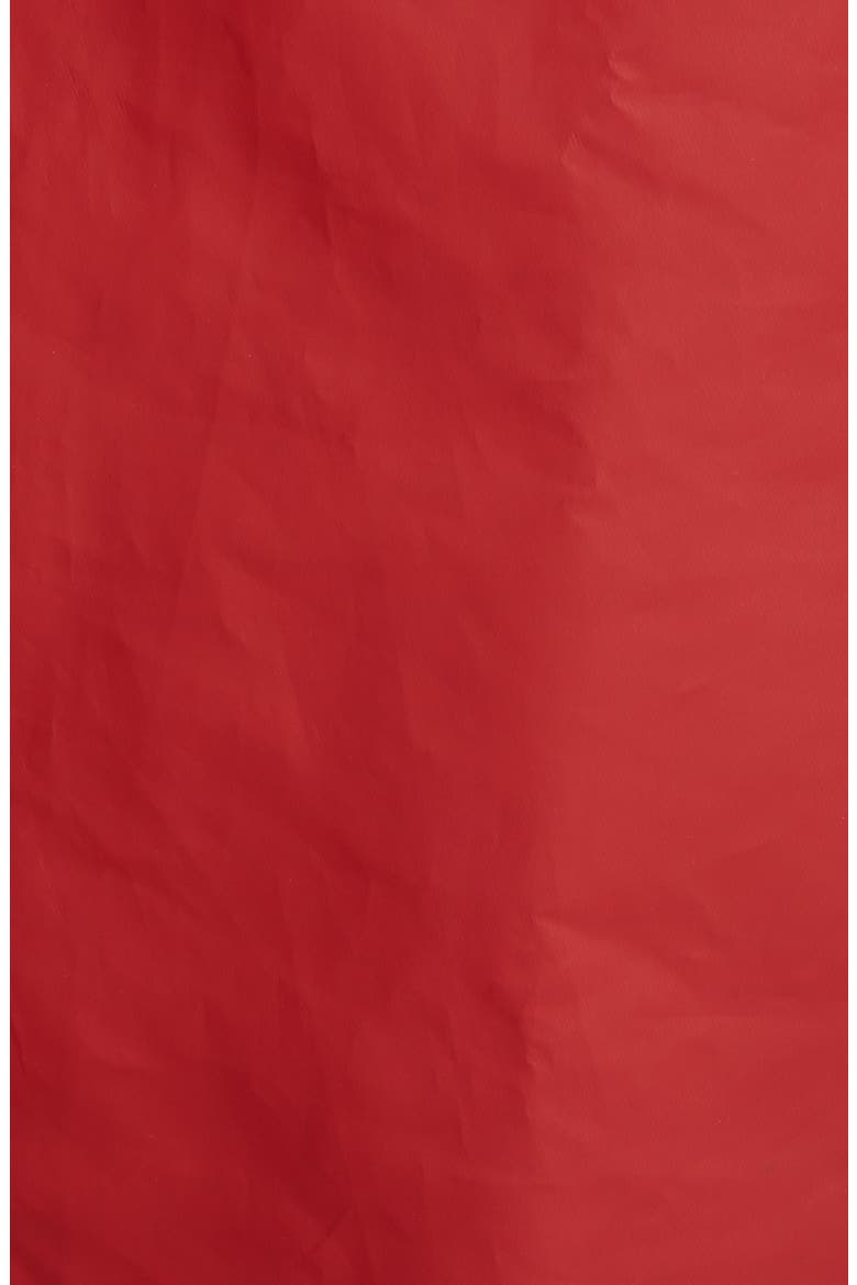Newport Hooded Waterproof Raincoat, Alternate, color, RED