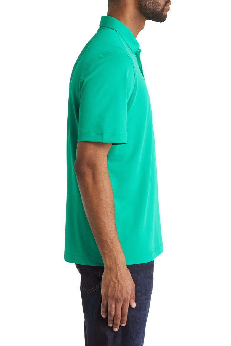 Virtue Piqué Recycled Blend Polo, Alternate, color, KELLY GREEN