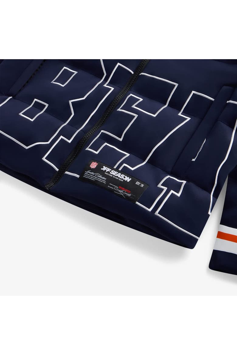 Unisex  Navy Chicago Bears Team Puffer Jacket, Alternate, color, Navy