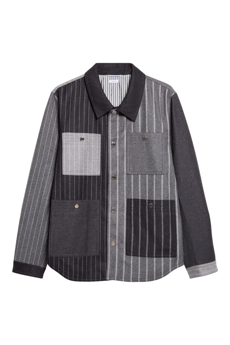 Funmix Utility Patch Pocket Jacket, Main, color, MEDIUM GREY