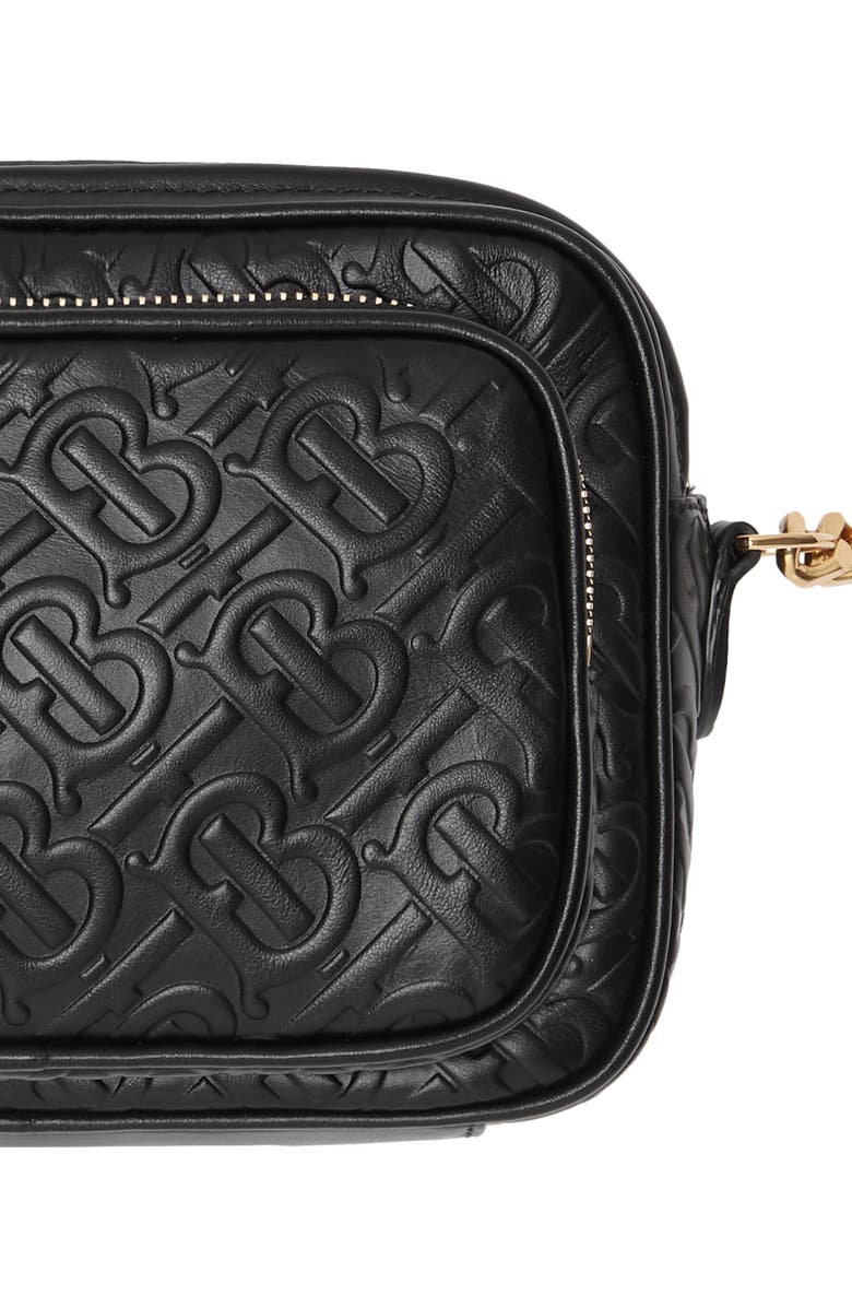 Burberry Small Monogram Leather Camera Bag, Alternate, color,