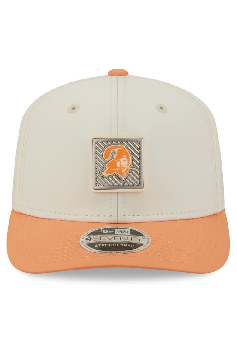 Men's New Era  Cream/Orange Tampa Bay Buccaneers 2026 NFL Training Camp 9SEVENTY Adjustable Hat, Alternate, color, Cream