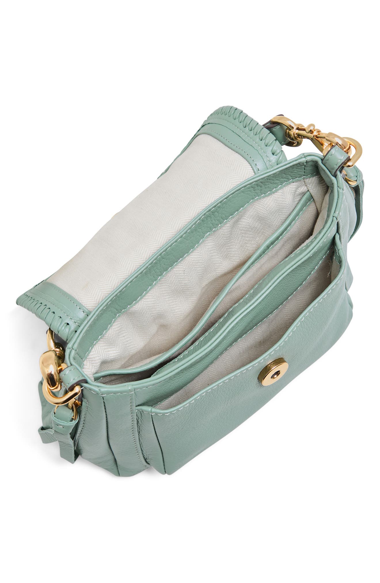 All for Love Leather Mini Crossbody Bag, Alternate, color, HEALERS GREEN