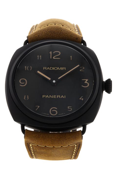 Panerai Preowned 2020 Radiomir PAM00613 Manual Leather Strap Watch, 45mm