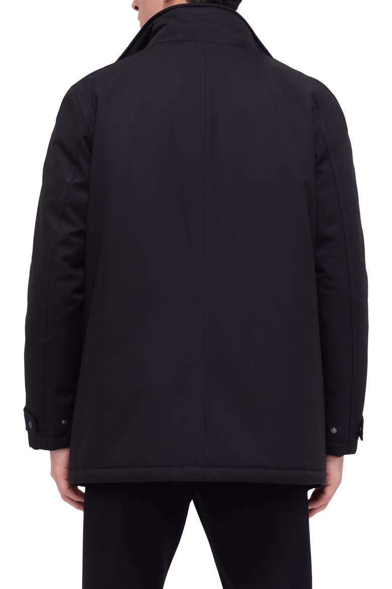 Water Repellent Twill Jacket with Bib, Alternate, color, CAVIAR