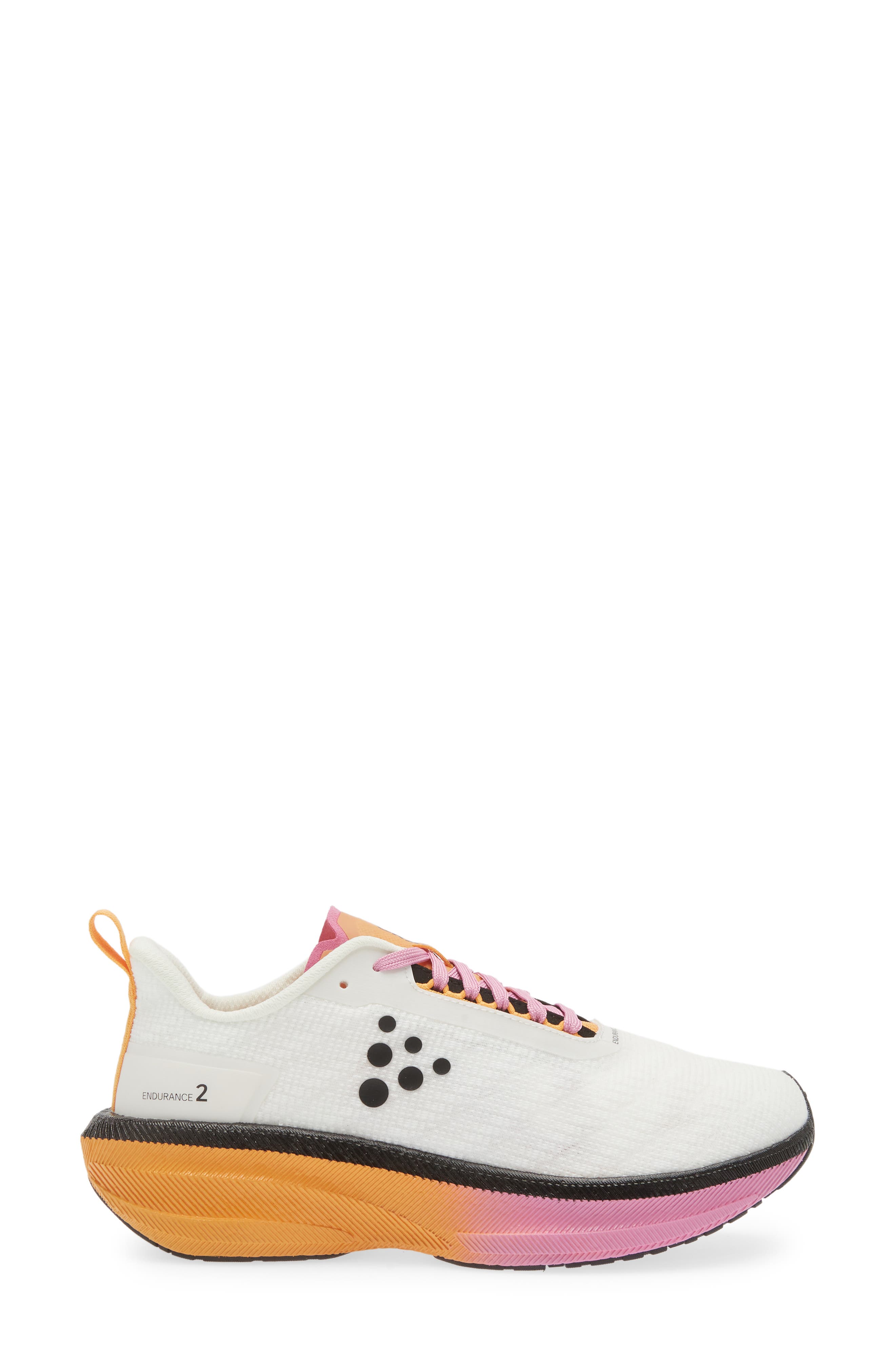 Endurance 2 Running Shoe, Alternate, color, ASH WHITE/FUCHSIA