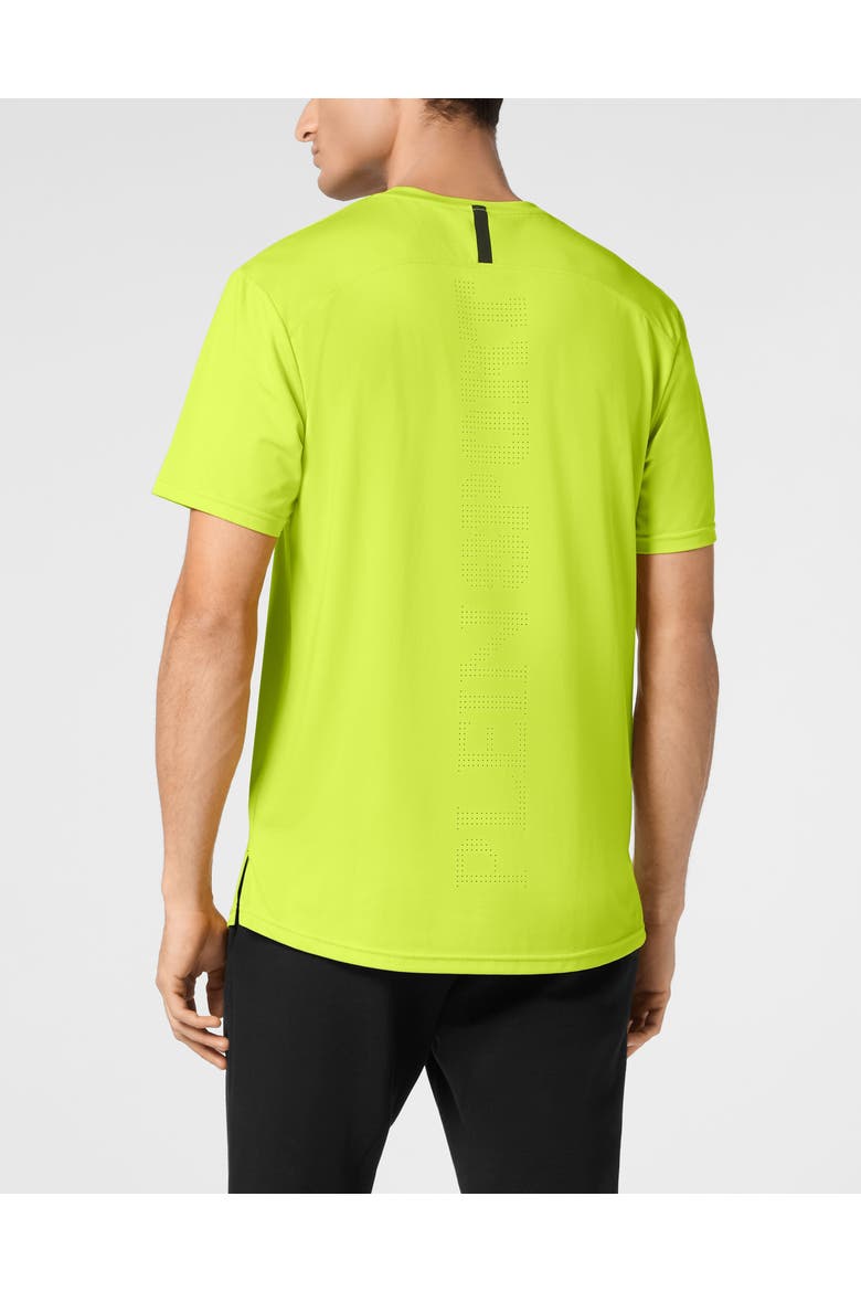 Reflective T-Shirt Round Neck Ss Men, Alternate, color, yellowfluo