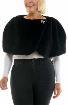 Faux Fur Wrap Capelet