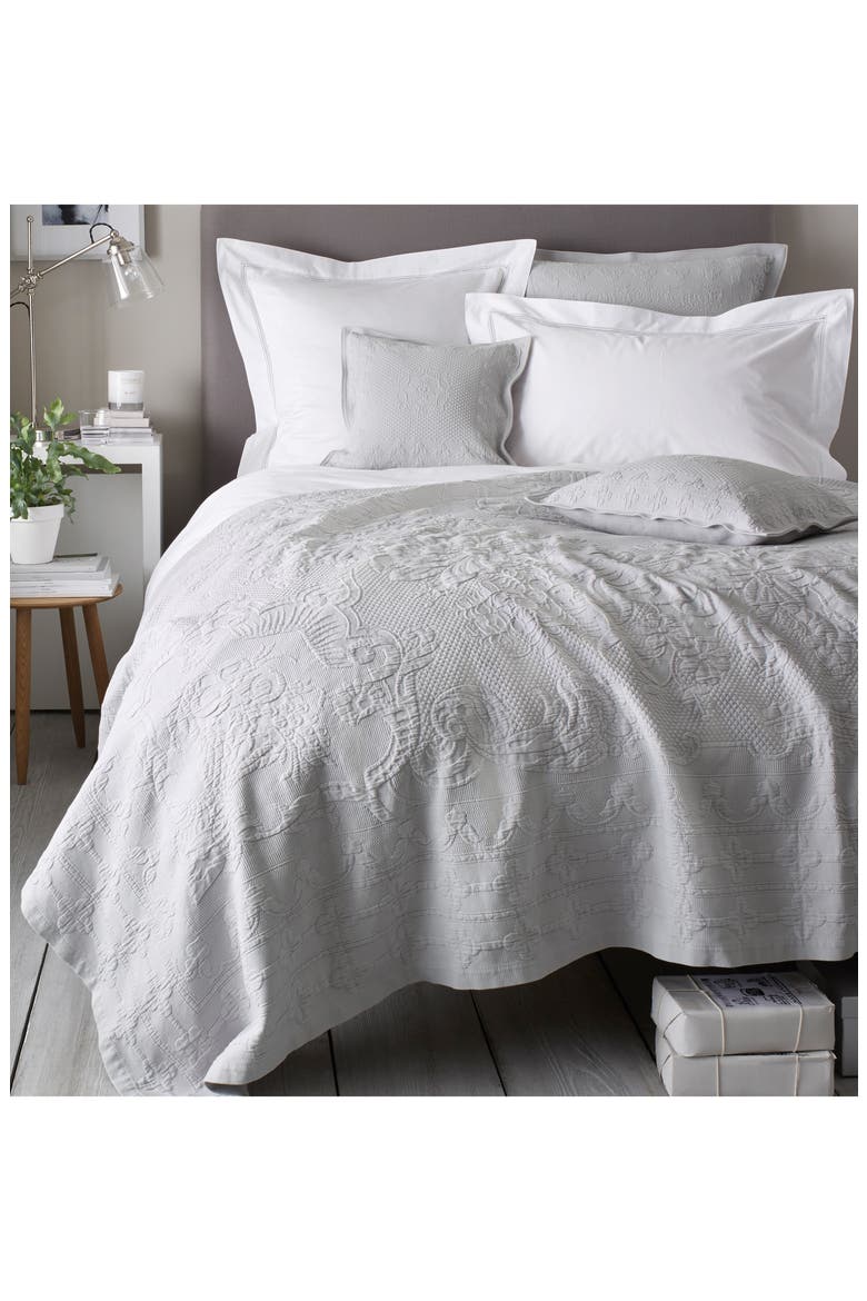 Vintage Etienne Bedspread, Alternate, color, GREY