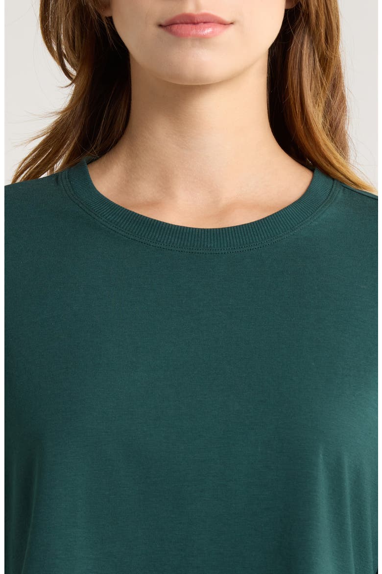 Supernatural Long Sleeve Crop T-Shirt, Alternate, color, MERIDIAN