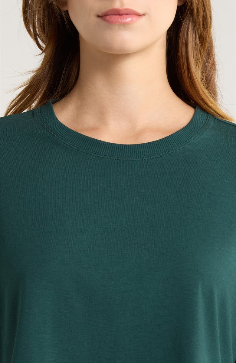 SPANX<sup>®</sup> Supernatural Long Sleeve Crop T-Shirt, Alternate, color, Meridian