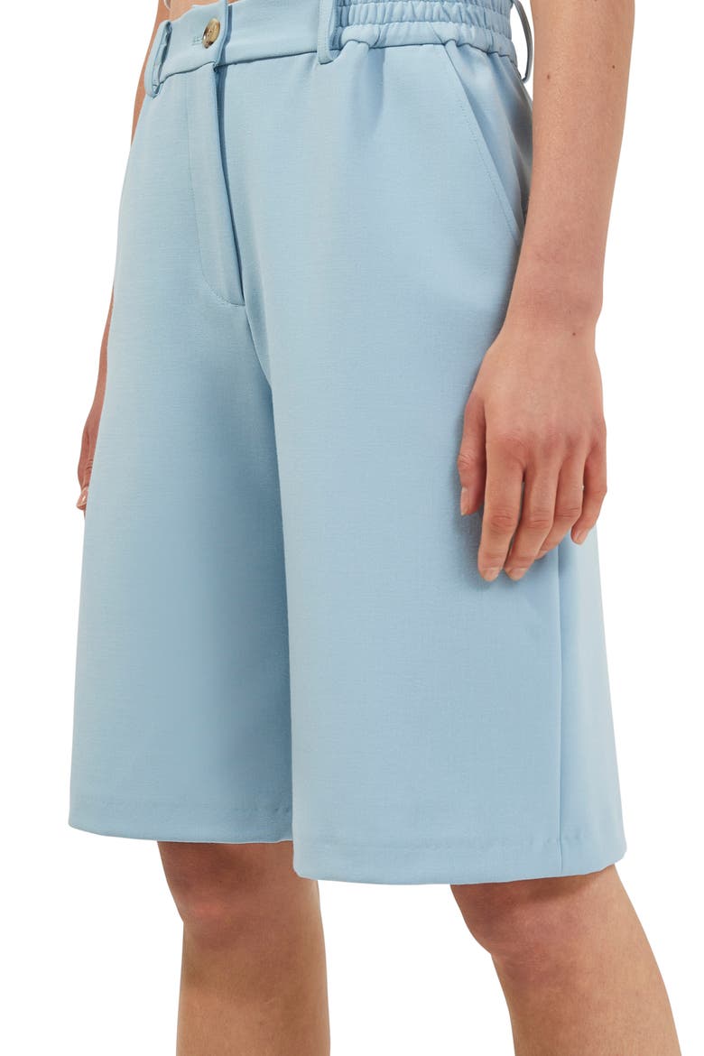 Emiko Whisper Bermuda Shorts, Alternate, color, FORGET ME NOT