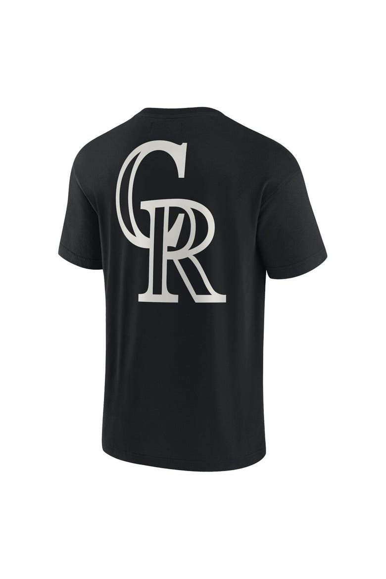 Unisex Fanatics Signature Black Colorado Rockies Elements Super Soft Short Sleeve T-Shirt, Alternate, color, Black