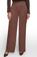 Donna Karan New York Wide Leg Satin Pants