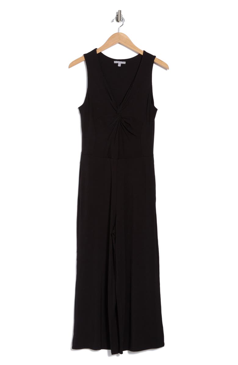 Tart Leighton Knotted Sleeveless Jumpsuit, Alternate, color, Black