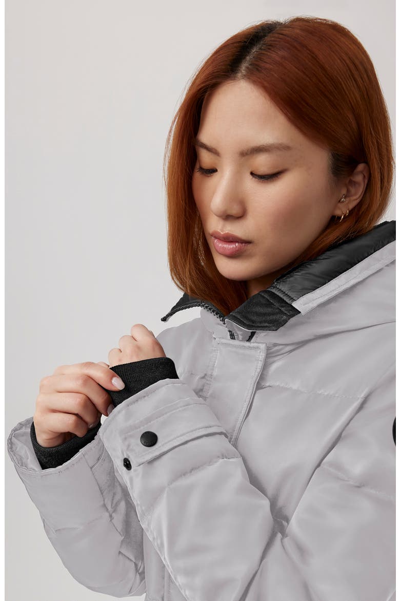 Shelburne Recycled Nylon 625 Fill Power Down Parka, Alternate, color, WILLOW GREY-GRIS SAULE