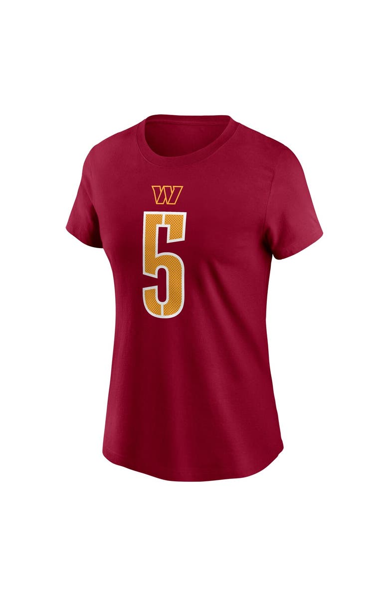 Nike Women's Nike Jayden Daniels Burgundy Washington Commanders  Name & Number T-Shirt, Alternate, color, Burgundy