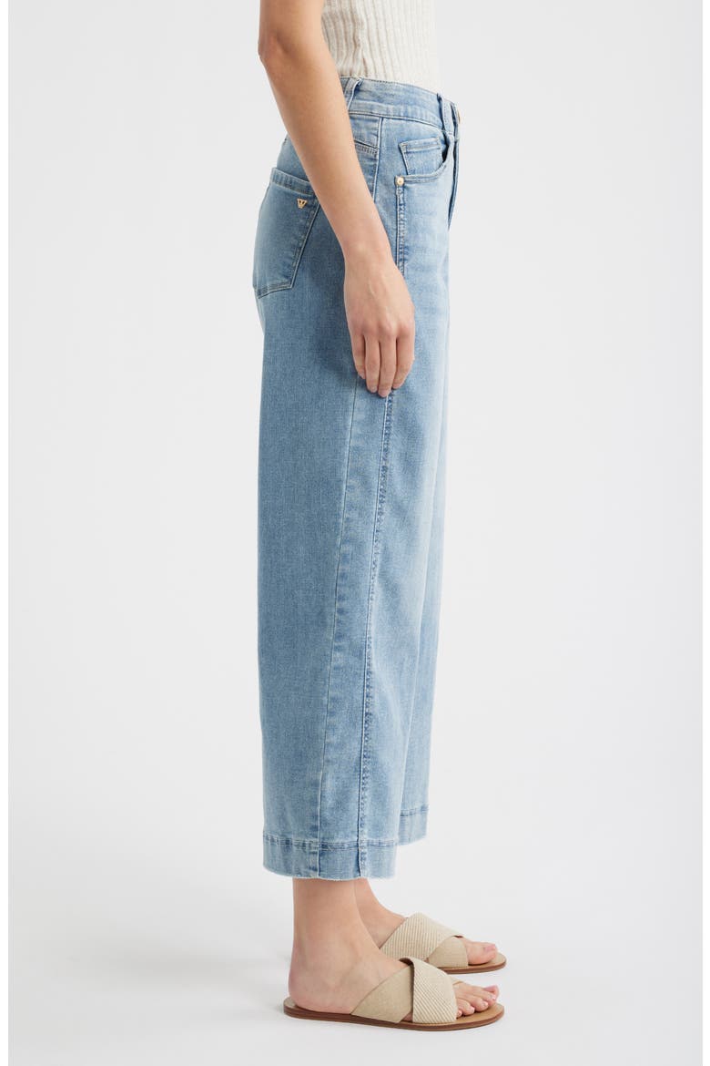 Skyrise Crop Wide Leg Jeans, Alternate, color, LIGHT BLUE ARTISANAL
